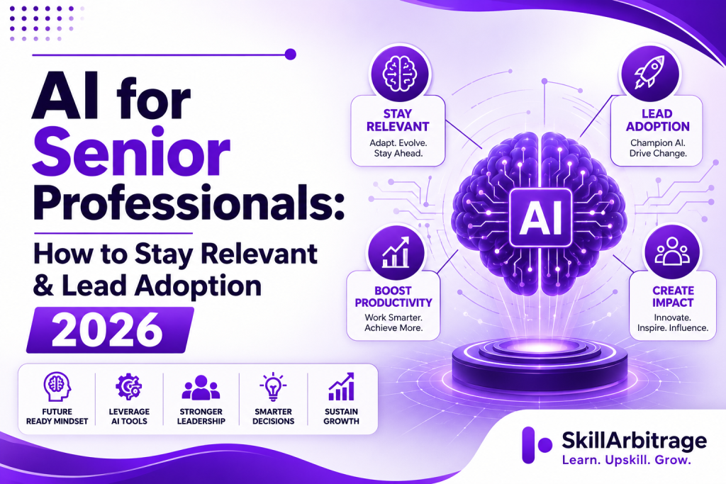 AI for senior professionals is a leadership job now: stay relevant by directing rather than doing, lead your team's AI adoption, and back skills that compound