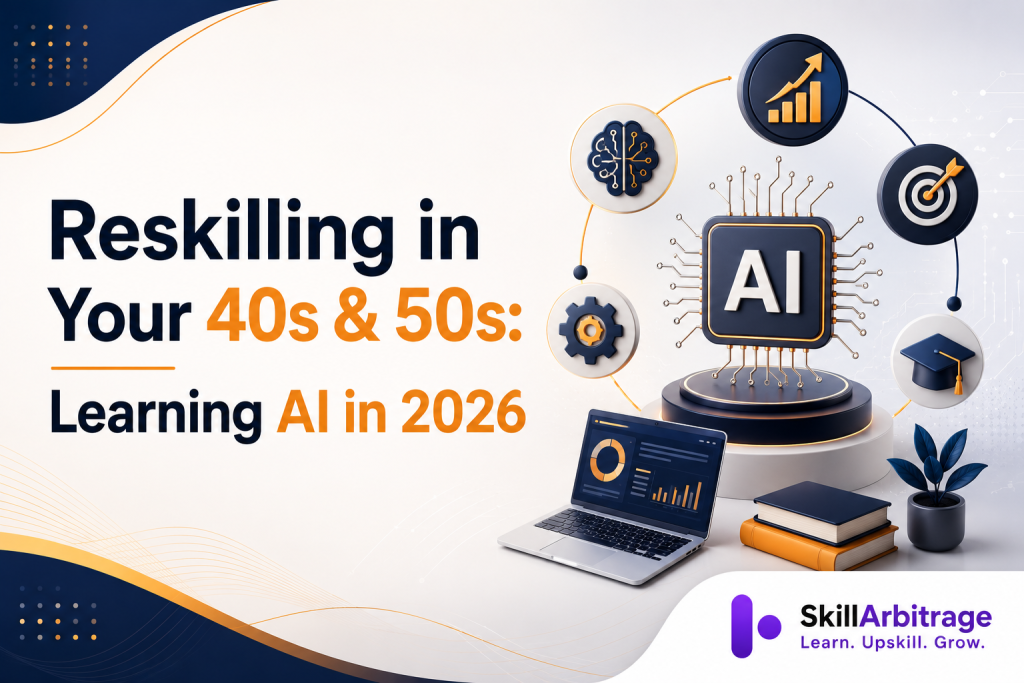Is it too late to learn AI at 40 or 50? The evidence says no. A practical reskilling method and 90-day plan for experienced professionals
