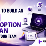 An AI adoption plan works best in three phases: prove it on one workflow, train managers and expand, then govern and measure ROI before you scale
