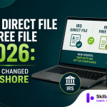 There is no IRS Direct File 2026. The IRS ended it in November 2025. Free File runs to 2029. What that actually changes for offshore tax-prep work