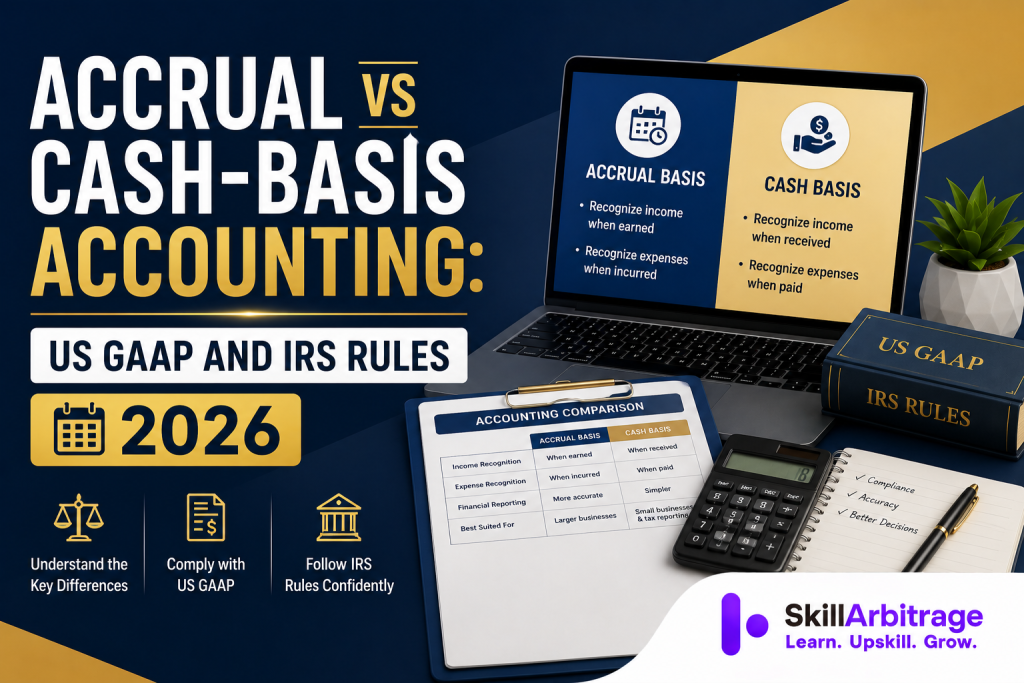 US GAAP requires accrual accounting, but the IRS lets a business averaging under $32,000,000 in gross receipts file on cash. How both work in practice