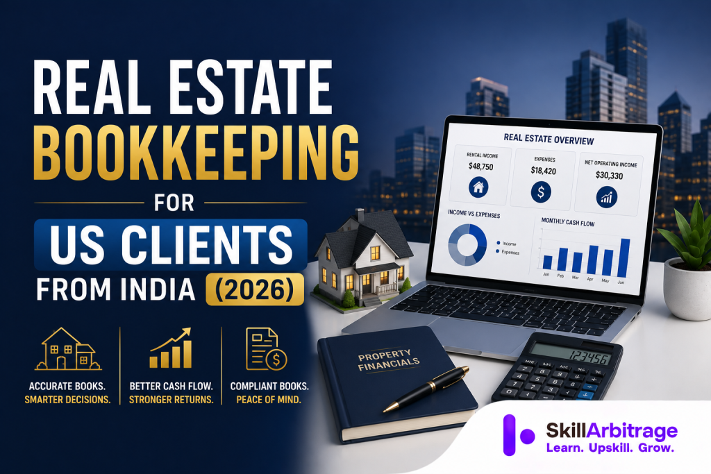Security deposits are liabilities, buildings depreciate over 27.5 years, and the books map to Schedule E: real estate bookkeeping rules for Indian accountants