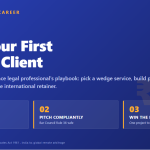 How to land your first startup client as a freelance legal professional