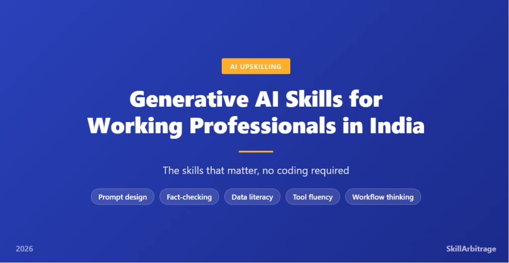 Generative AI Skills for Working Professionals in India (2026)