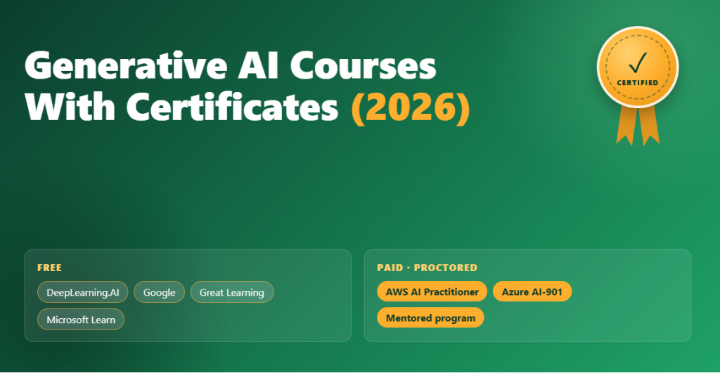 Best Generative Ai Prompt Engineering Certifications in India
