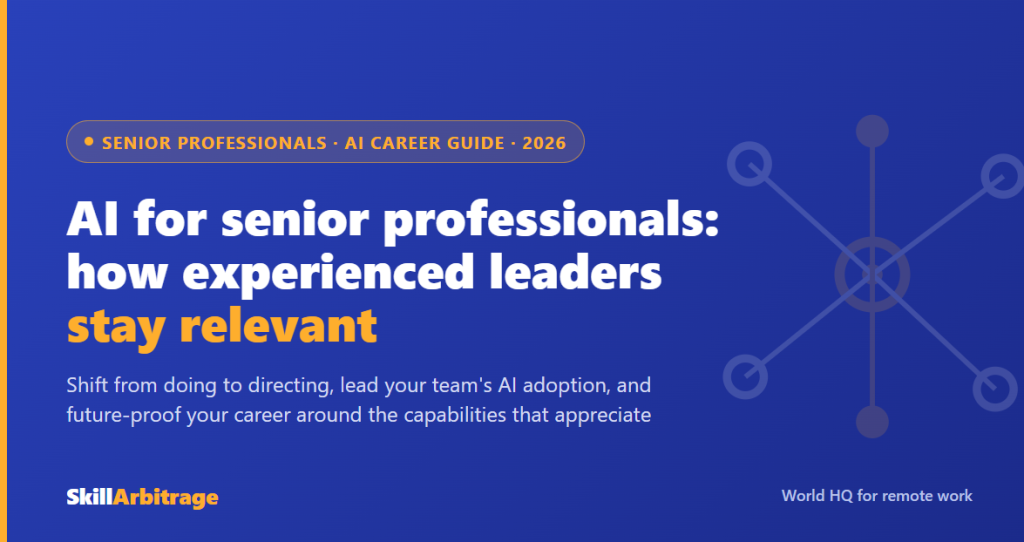 AI for Senior Professionals: Stay Relevant & Lead in 2026